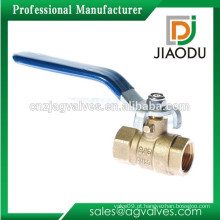 3/8 &quot;Female NPT Latão Ball Lever Shut Off Válvula Água / Ar / Pneumático / Fluido 600WOG Água Gás Petróleo